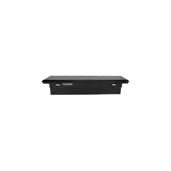 63 in Low Profile Crossover Truck Tool Box, Matte Black